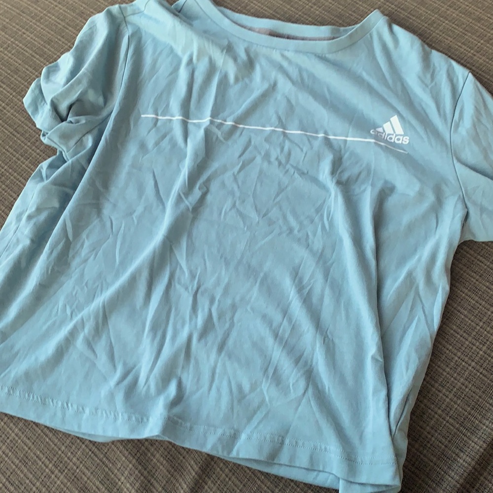 Blue Adidas Tee